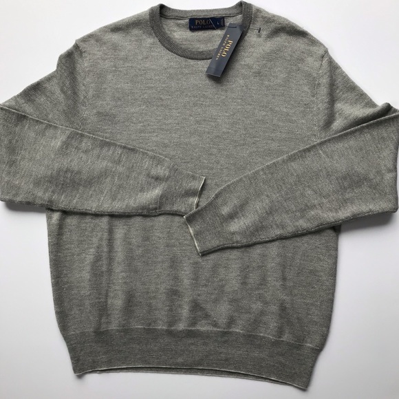 Polo Ralph Lauren Other - Polo Ralph Lauren Grey Birds Sweater